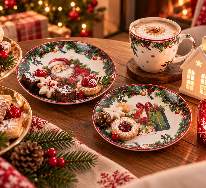 Ad Trend Dinner Plate Christmas Design Assorted Ø27 cm 1 pcs – Christmas Table Accessory