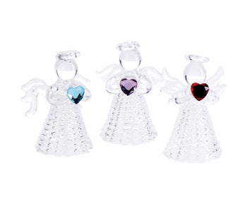 Ad Trend Decorative Christmas Angel Assorted 1 Pc in Acrylic 3x4xH7 cm – Christmas Decorative Ornament