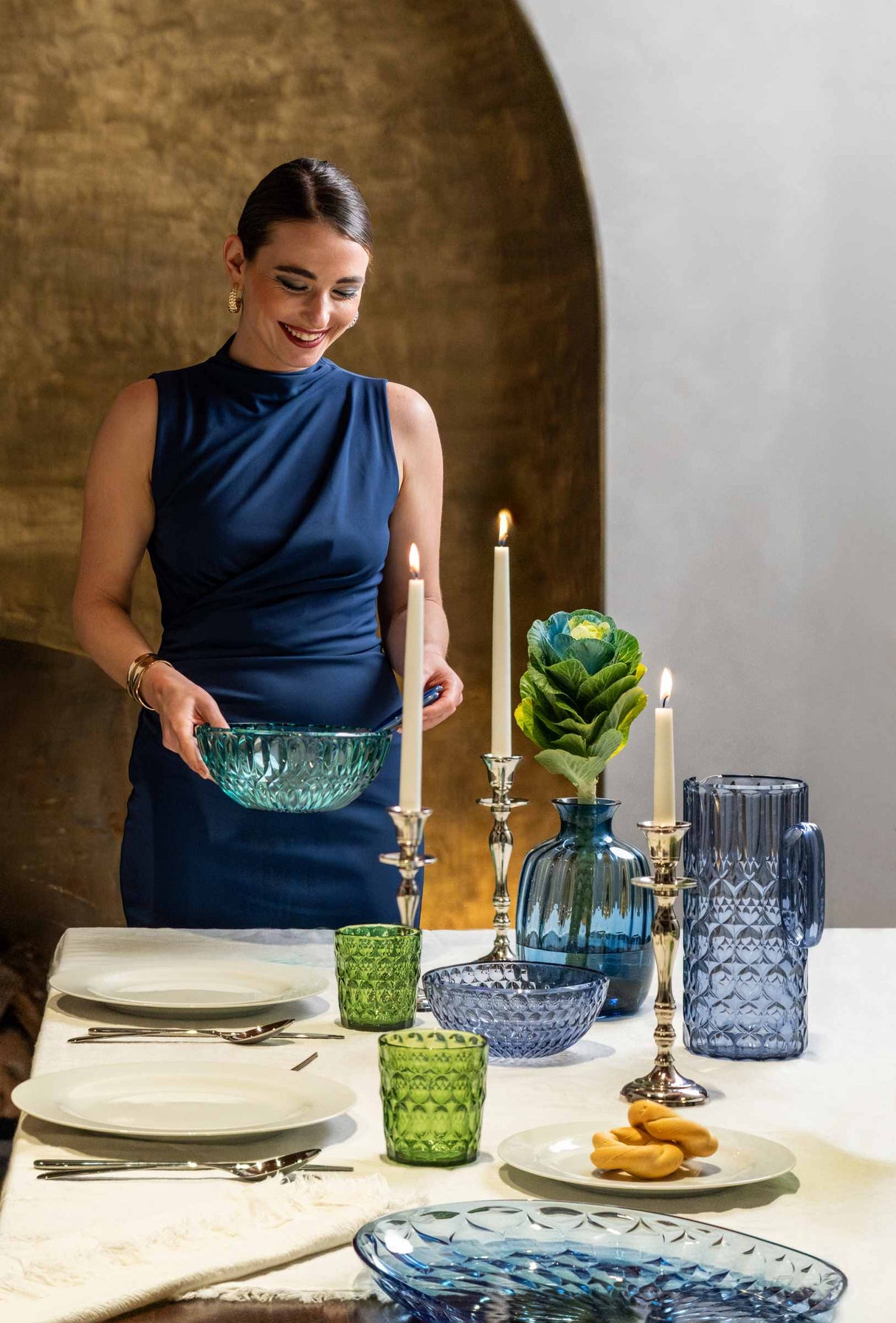 guzzini guzzini vassoio tondo grande vanity bio based d 36 cm trasparente ean 8008392395416