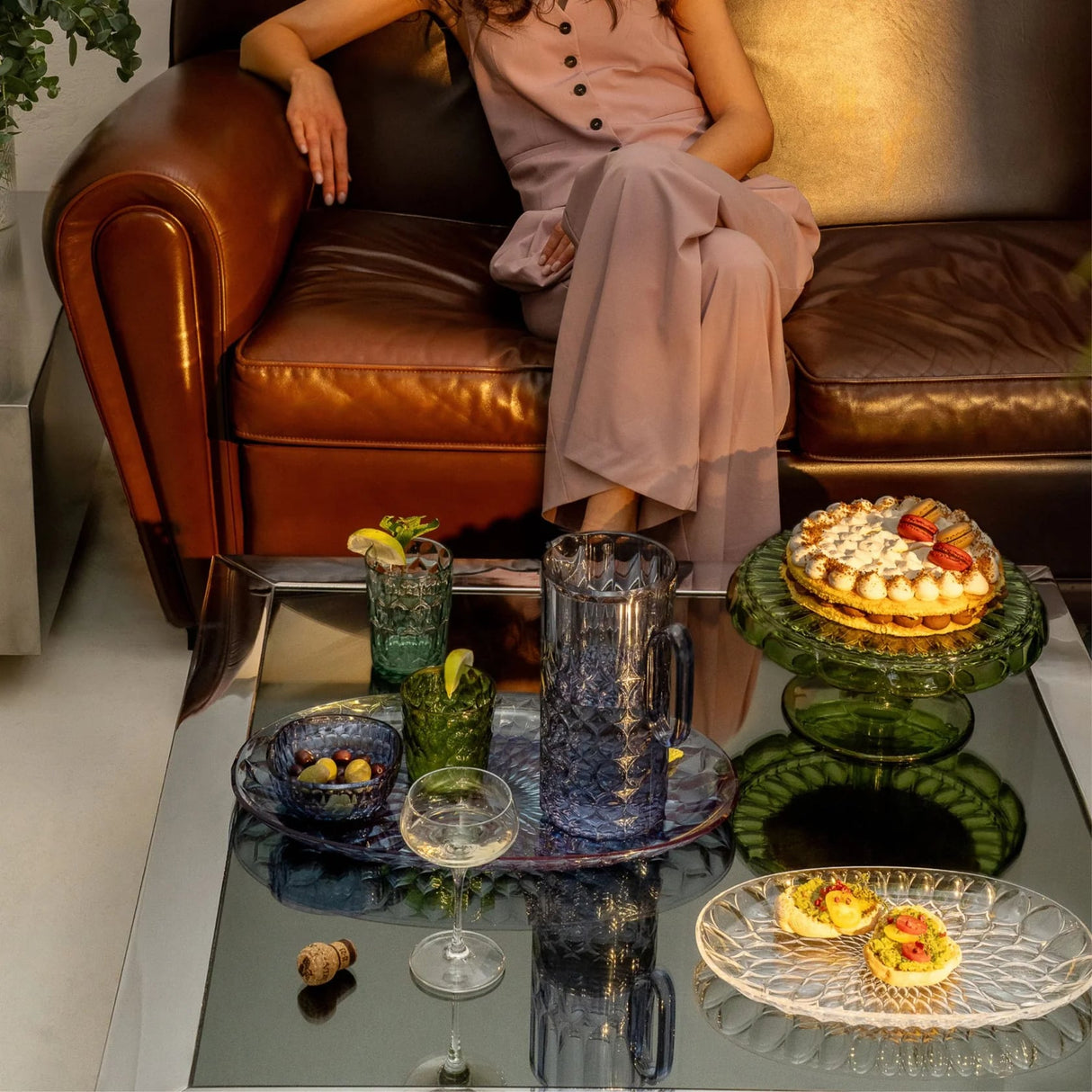 guzzini guzzini vassoio ovale grande vanity bio based 45 x 265 cm trasparente ean 8008392395775