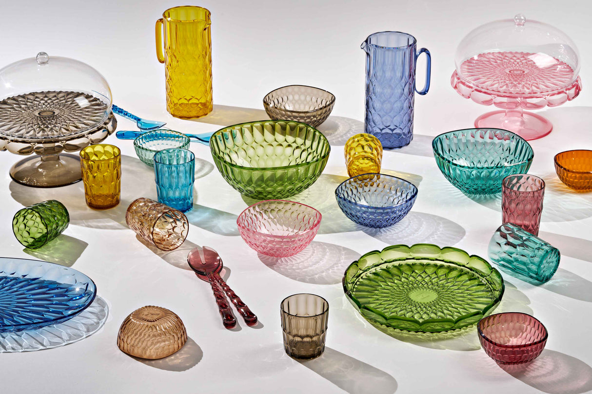 guzzini guzzini bicchiere alto decoro 1 vanity bio based d 86 cm h 118 cm verde ninfea ean 8008392395911