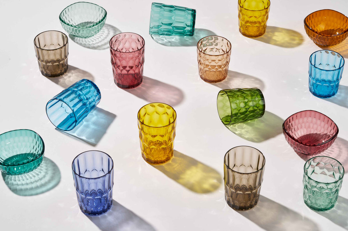 guzzini guzzini set 6 bicchieri alti vanity d 86 cm h 118 cm multicolor ean 8008392396116