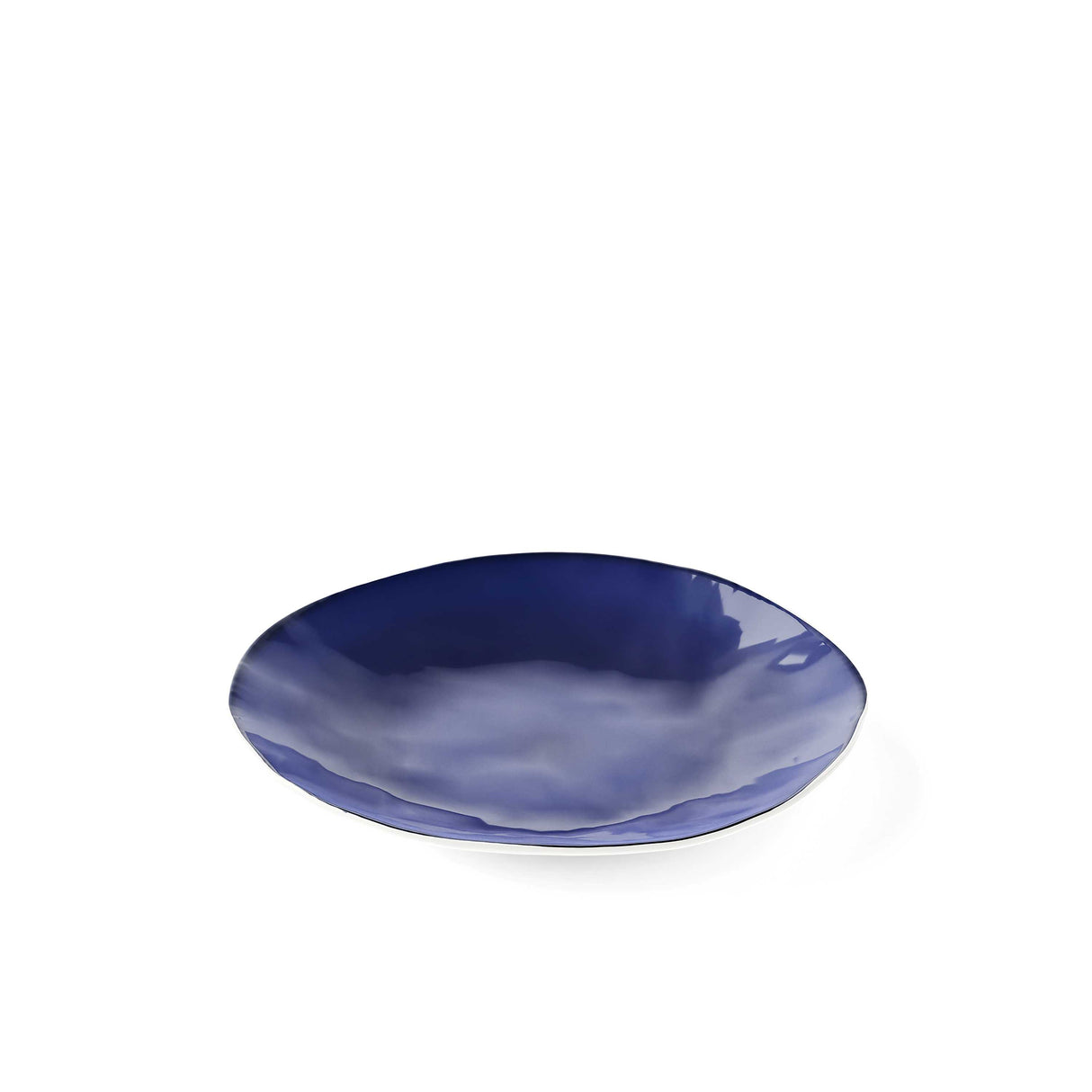 GUZZINI Riviera Melamine Flat Plate D 27.5 cm Blue