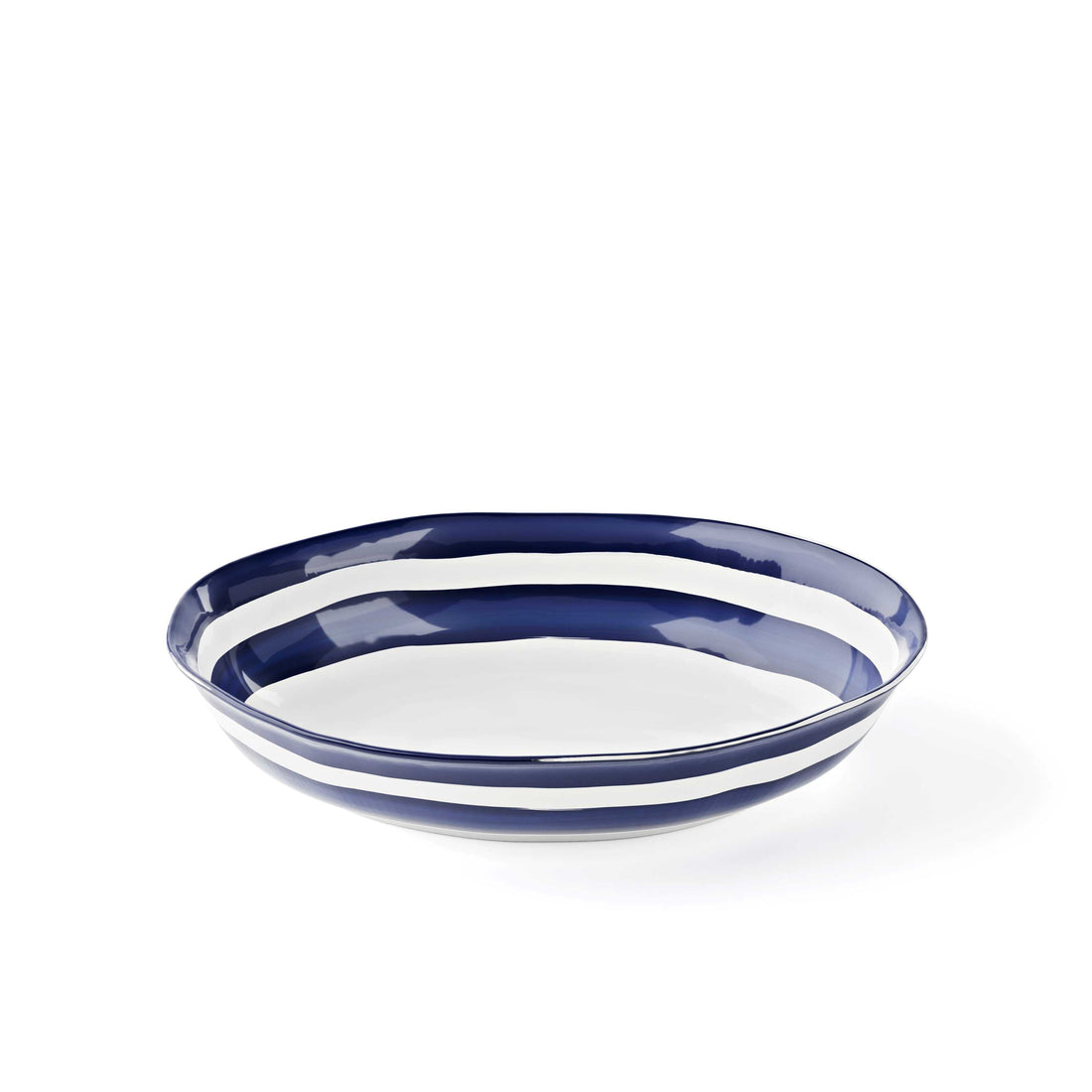 GUZZINI Riviera Melamine Roaster 32 x 23.5 cm White Blue