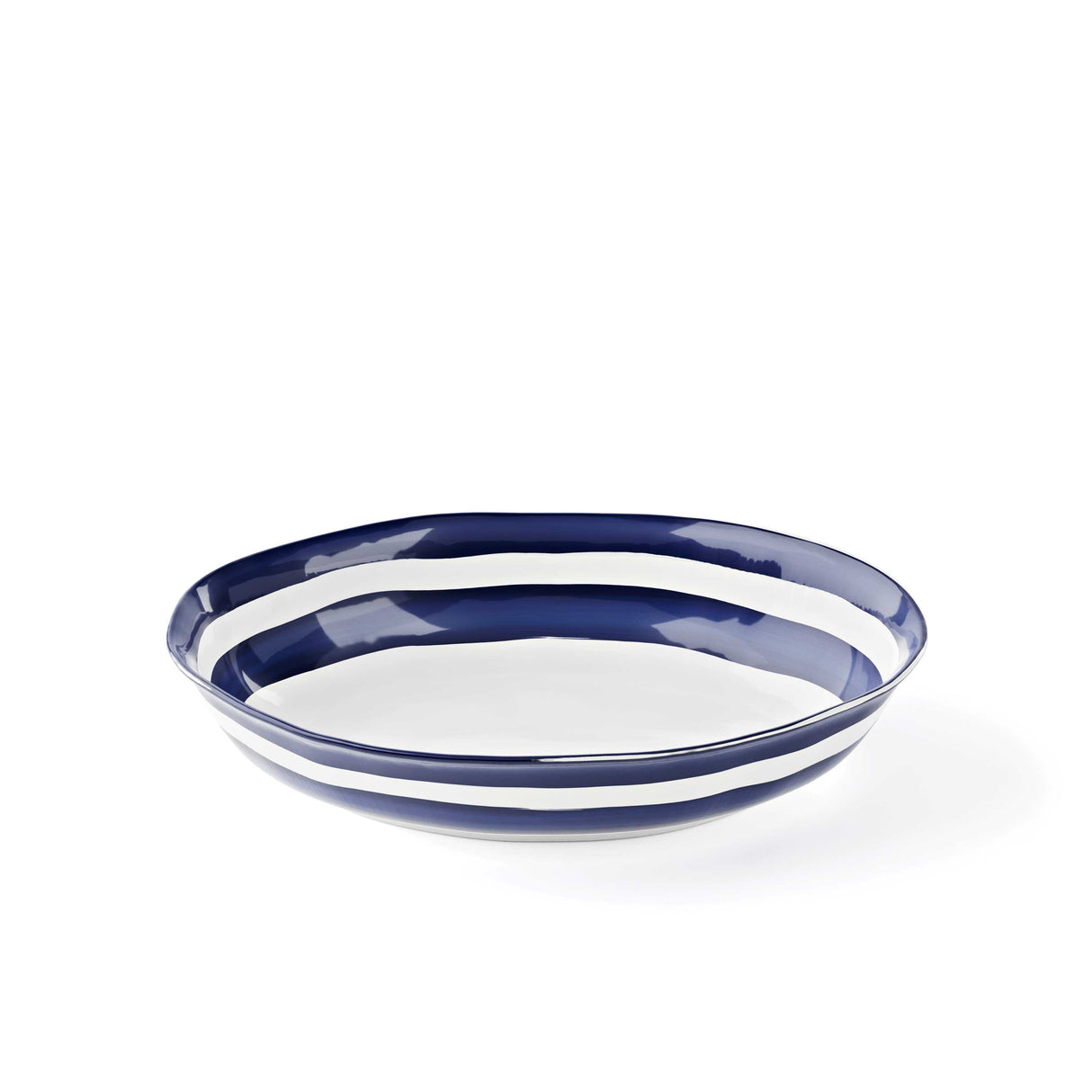 GUZZINI Riviera Melamine Roaster 32 x 23.5 cm White Blue