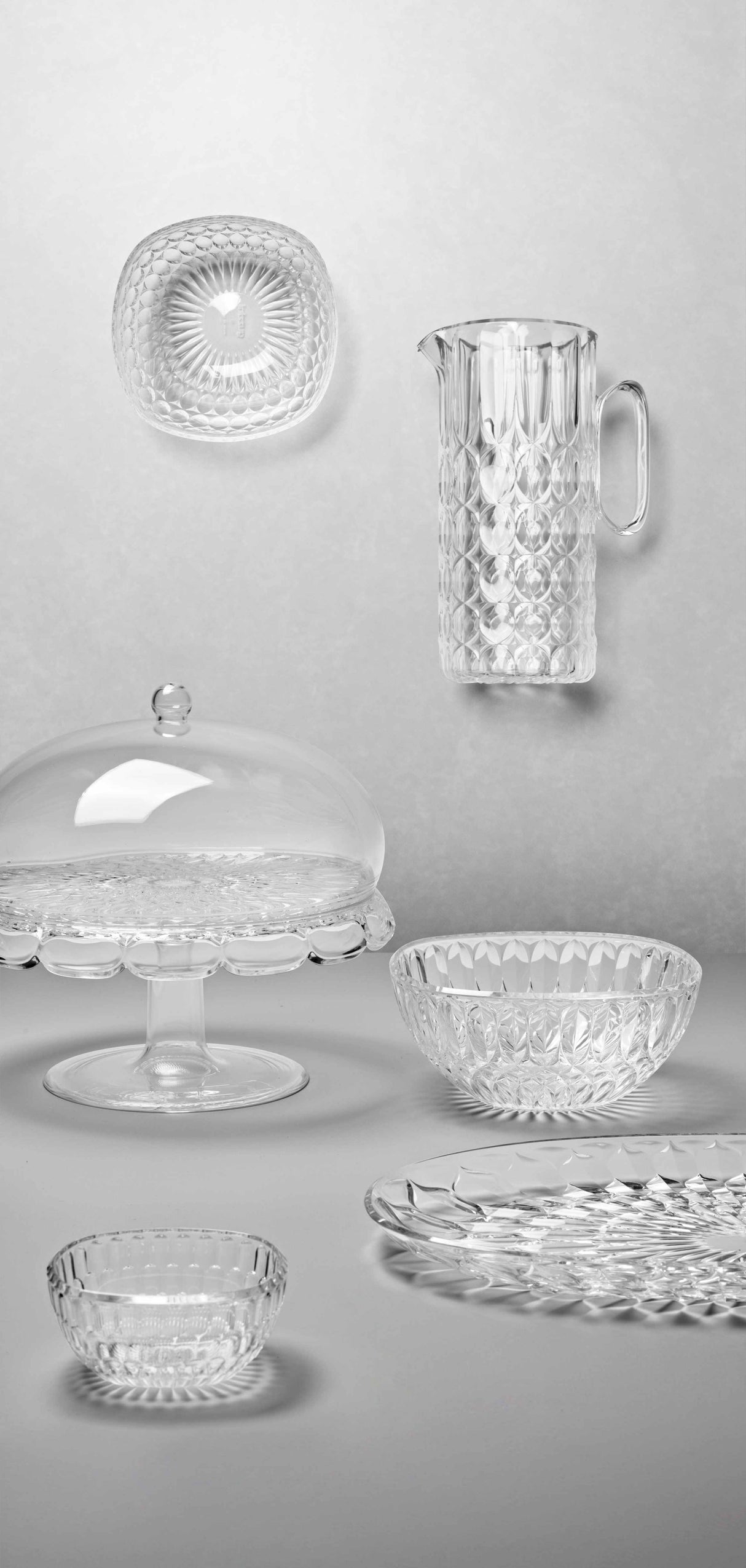 guzzini guzzini portabicchieri vanity bio based 12 x 103 cm h 1830 cm trasparente ean 8008392401995