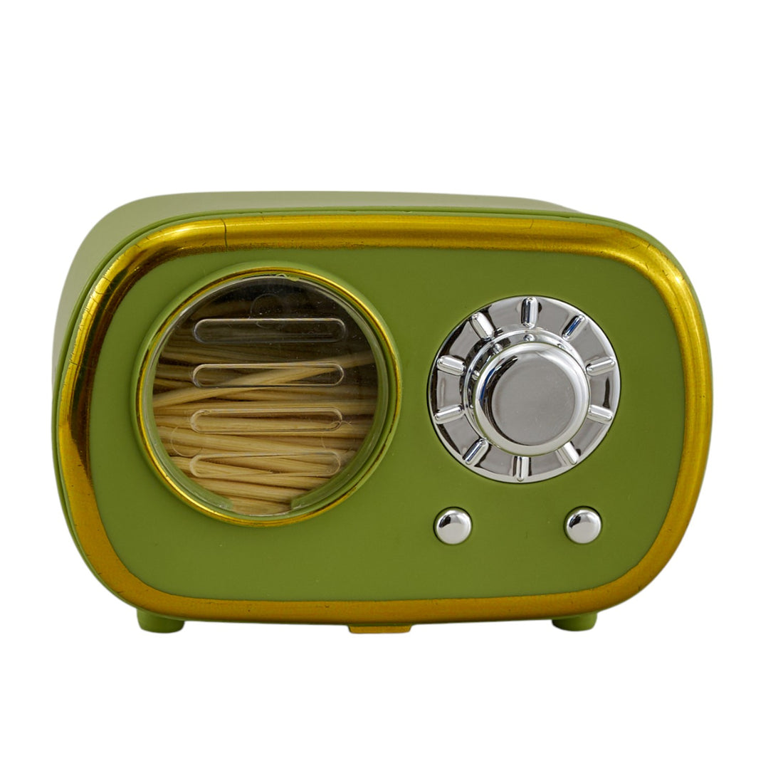 The Shuttle Radio Green Toothpick Holder 7.5x4.5x4 cm Original Table Accessory