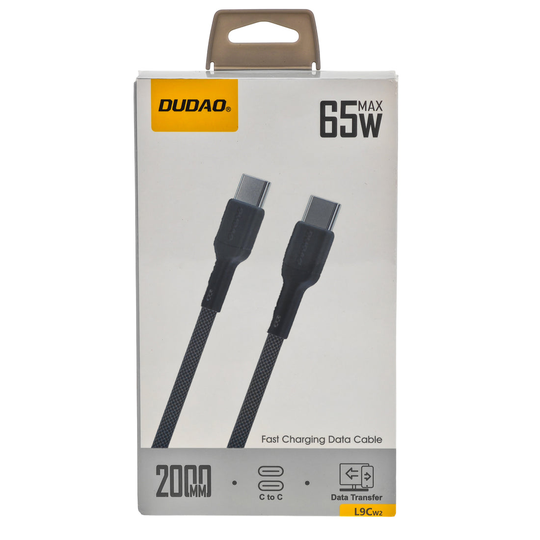 L'Arcolaio USB-C to USB-C Cable 65W Fast Charging and Data Transfer 2 m Black