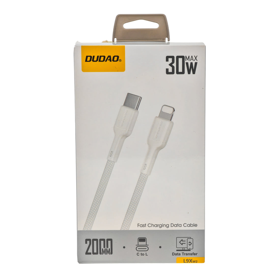 L'Arcolaio USB-C to Lightning Cable 30W Fast Charging and Data Transfer 2 m White