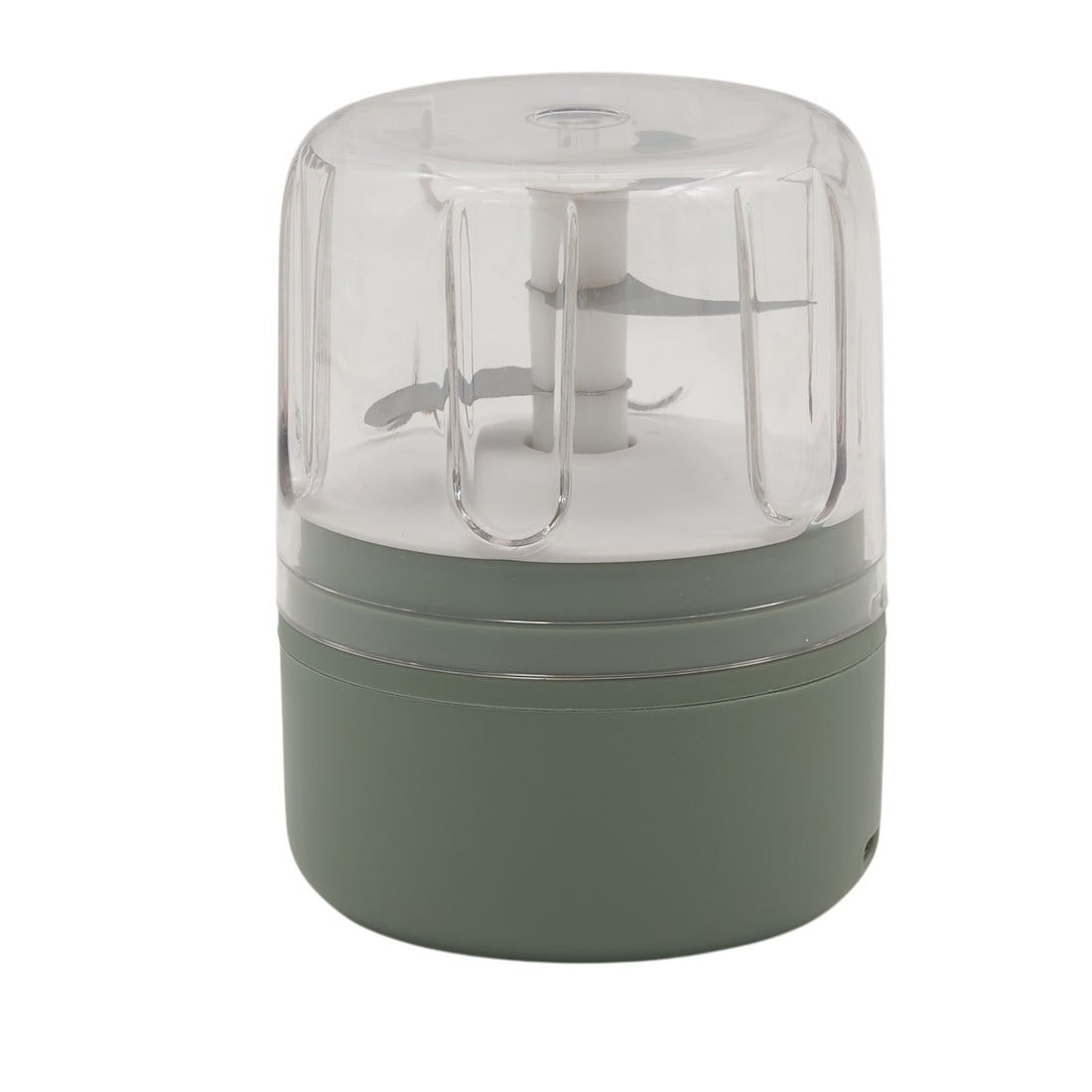 L'Arcolaio Green Mini Electric Food Chopper 8.7x8.7x12.2 cm Compact Rechargeable Food Processor
