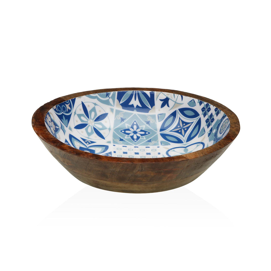 Pour Large Azurite Enamel Bowl