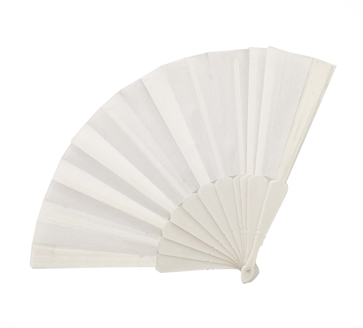 Wicker Box Fan Plastic Fabric 23 Cm White
