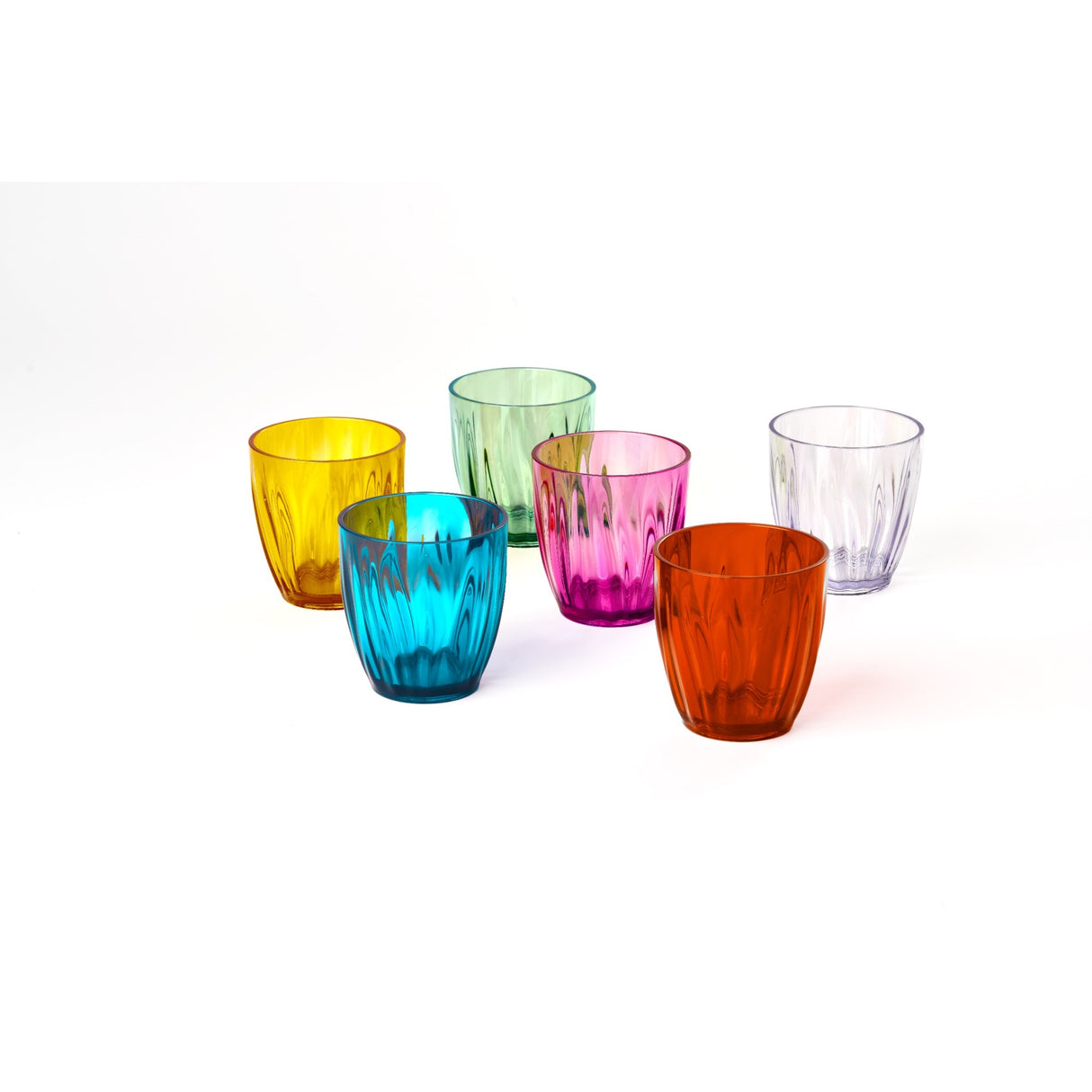 GUZZINI Set of 6 Water Glasses 350 Cc Multicolor