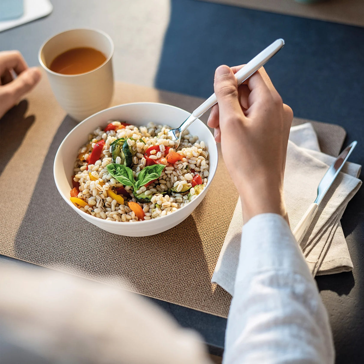 guzzini guzzini tovaglietta double face fiber 43 x 30 cm sabbia ean 22606839