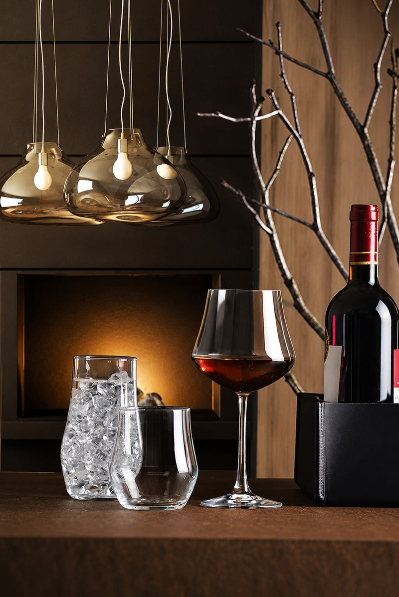 RCR Cristalleria Italiana Ego - E39 - Set of 6 Water Glasses in Glass
