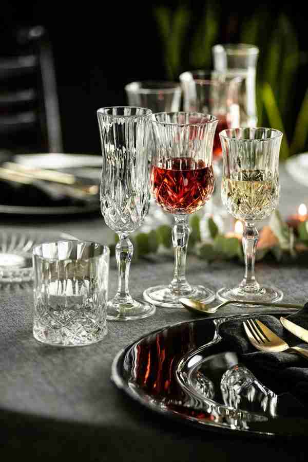 RCR Cristalleria Italiana Opera - 2 - Set of 6 Crystal Wine Glasses