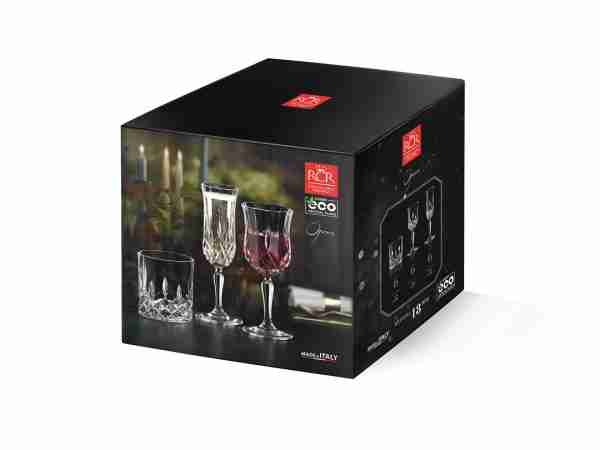 RCR Cristalleria Italiana Opera - 2 - Set of 6 Crystal Wine Glasses