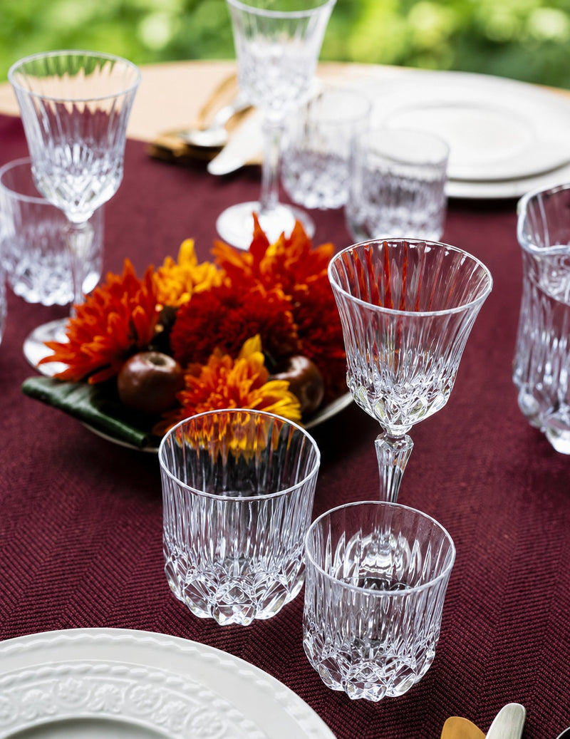 RCR Cristalleria Italiana Adagio - 3 - Set of 6 Glass Wine Glasses