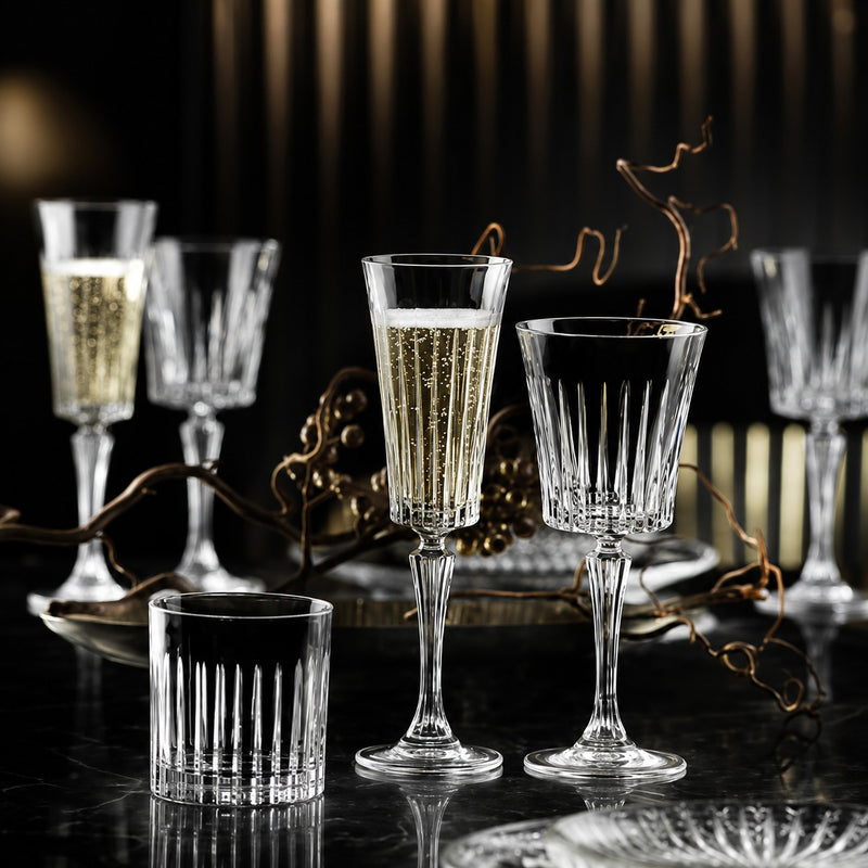 RCR Cristalleria Italiana Timeless - 2 - Set of 6 Crystal Wine Glasses