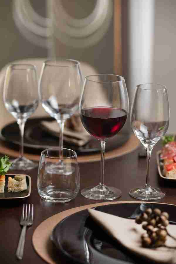 RCR Cristalleria Italiana Invino - I65 Red Wines - Set of 6 Glass Wine Glasses