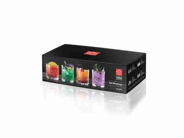 RCR Cristalleria Italiana Mixology - DOF Set of 4 Crystal Glasses
