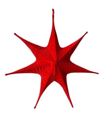 Bonturi Casa SEVEN STAR Christmas RED 65cm