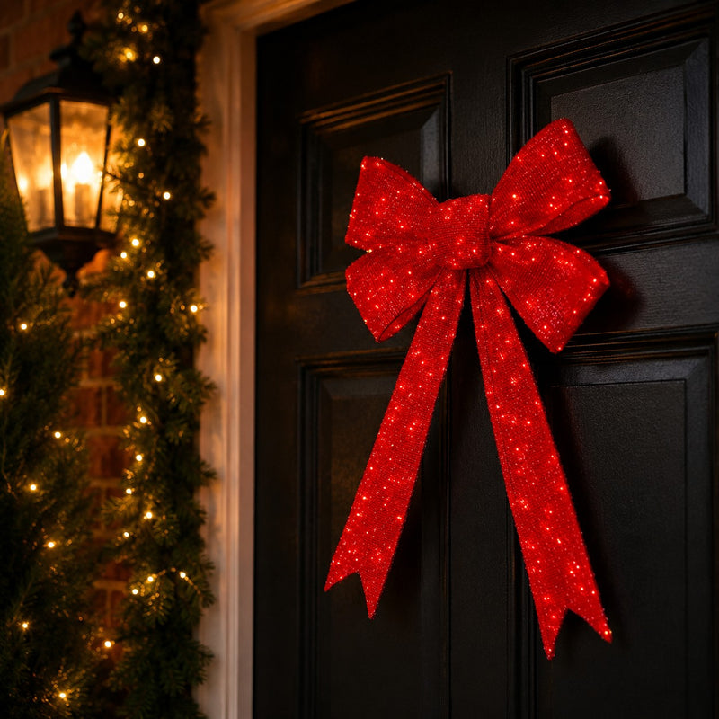 Bonturi Casa LIGHT BOW RED Christmas 76 cm 112 LED