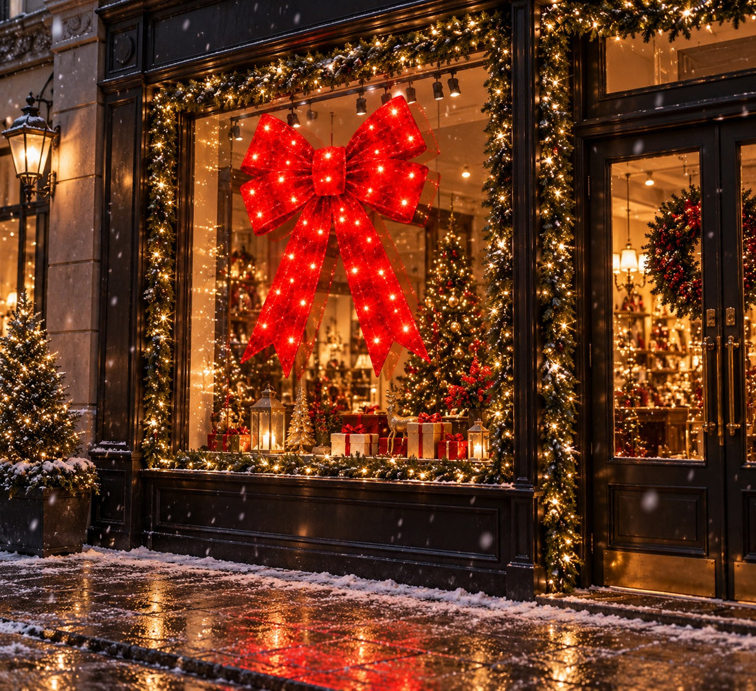 Bonturi Casa Red Bow Led Christmas 120cm 168 LED ip 44