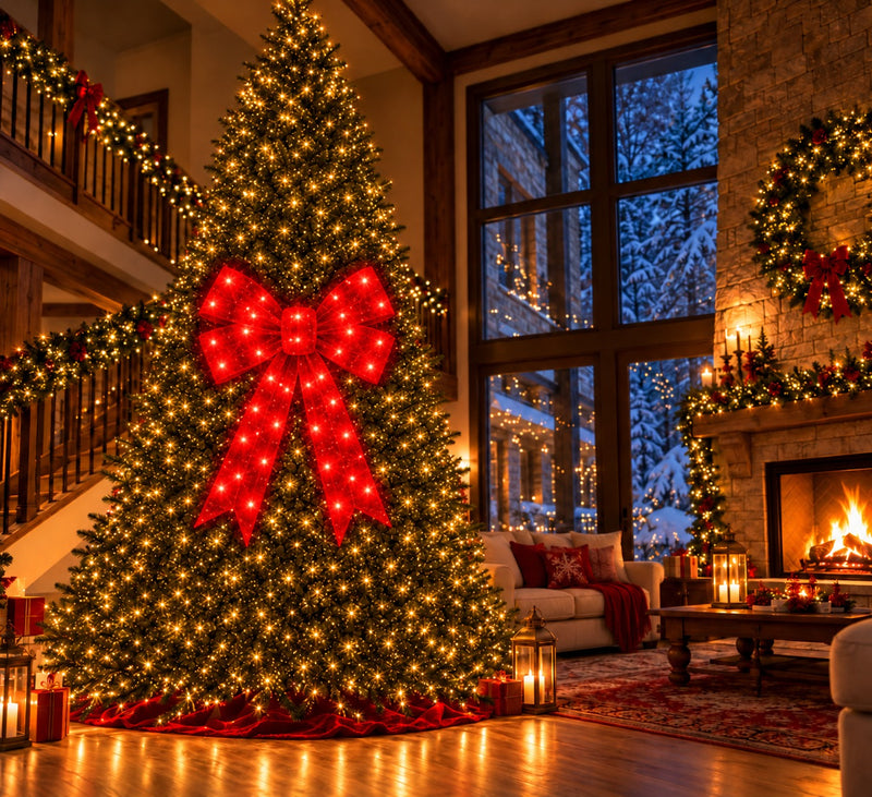 Bonturi Casa Red Bow Led Christmas 120cm 168 LED ip 44