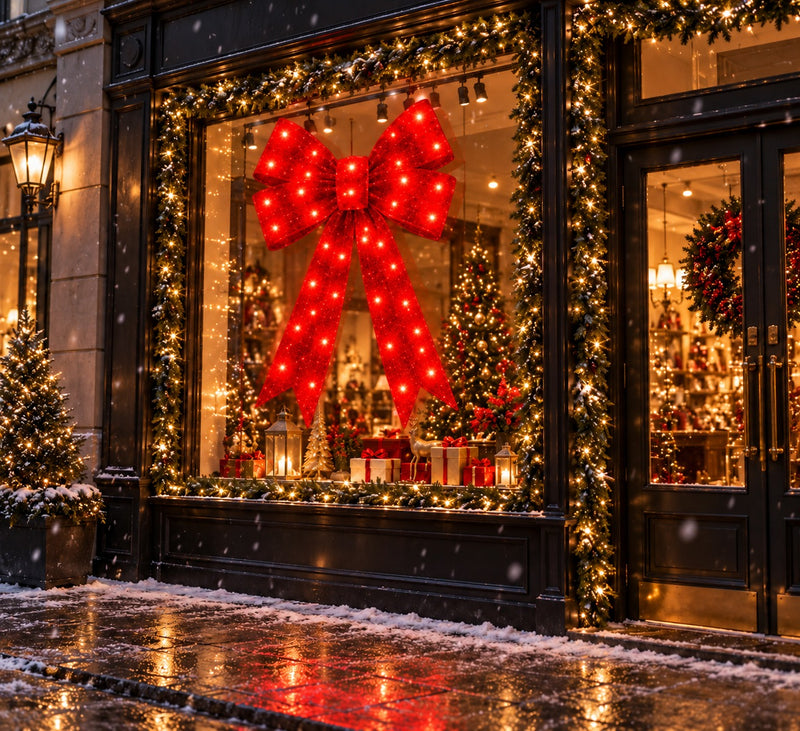 Bonturi Casa Red Bow Led Christmas 160cm 216 LED IP 44