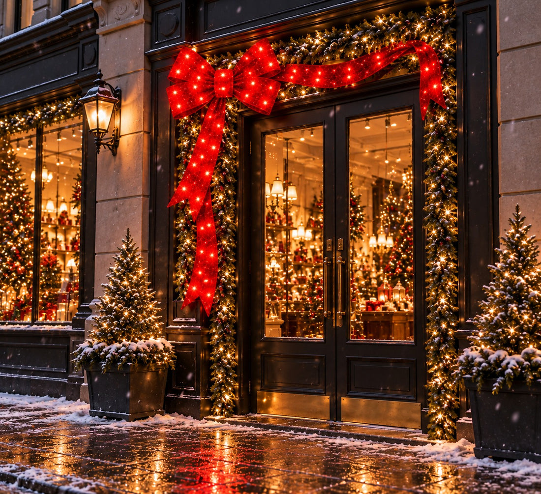 Bonturi Casa Red Bow Led Christmas 160cm 216 LED IP 44