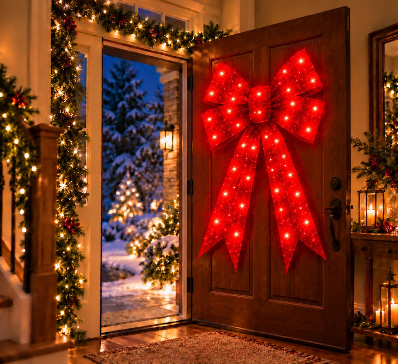 Bonturi Casa Red Bow Led Christmas 160cm 216 LED IP 44