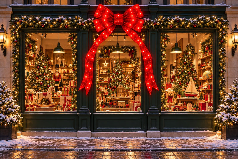 Bonturi Casa Fiocco Rosso Led Christmas 210cm 368 LED IP 44
