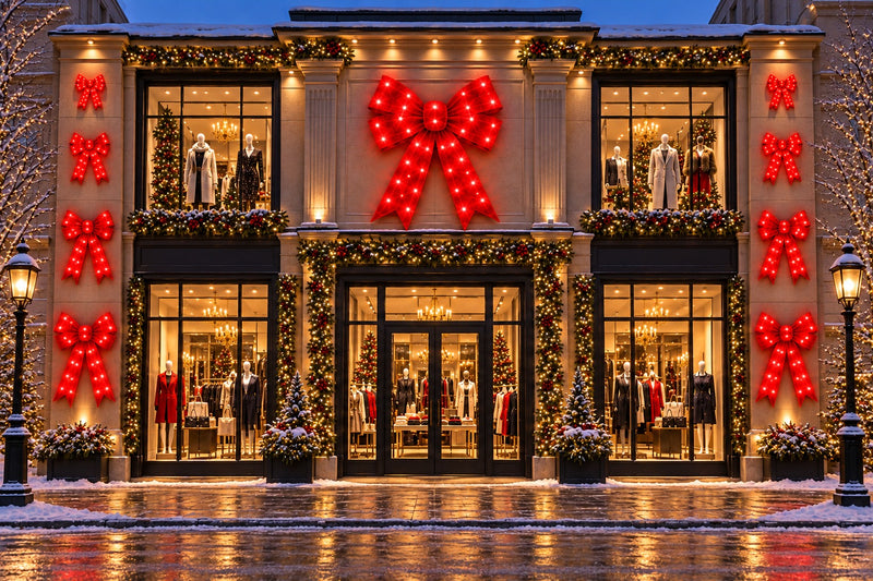 Bonturi Casa Red Bow Led Christmas 160cm 216 LED IP 44
