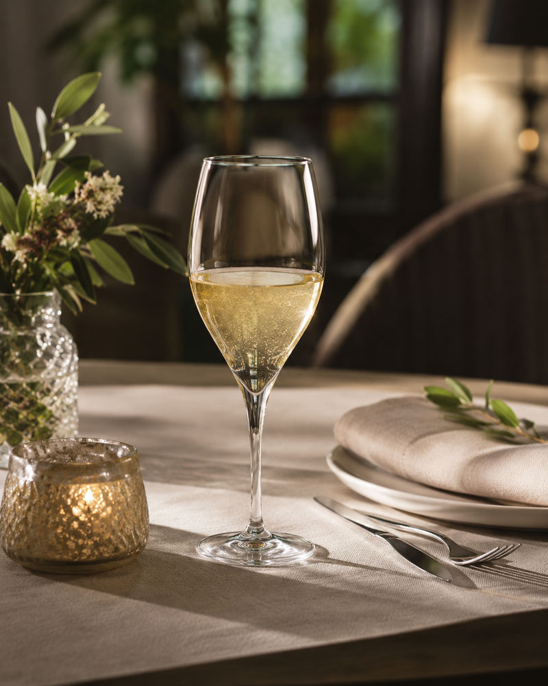 RCR Cristalleria Italiana Winedrop Goblet 58 Cl W58 2 Pcs