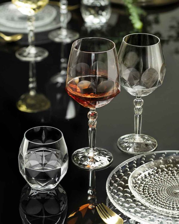 RCR Cristalleria Italiana Alkemist - 2 - Set of 6 Glass Wine Glasses