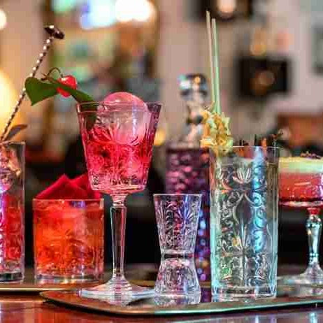 RCR Cristalleria Italiana Tattoo HB - Set of 6 Long Drink Glasses in Glass