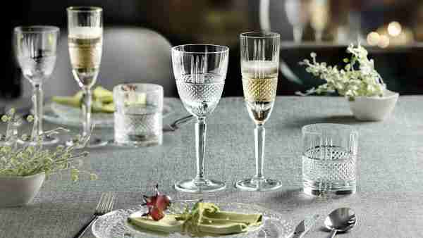 RCR Cristalleria Italiana Brillante - FL - Set of 6 Glass Flutes