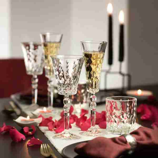 RCR Cristalleria Italiana Marilyn - 2 - Set of 6 Crystal Wine Glasses