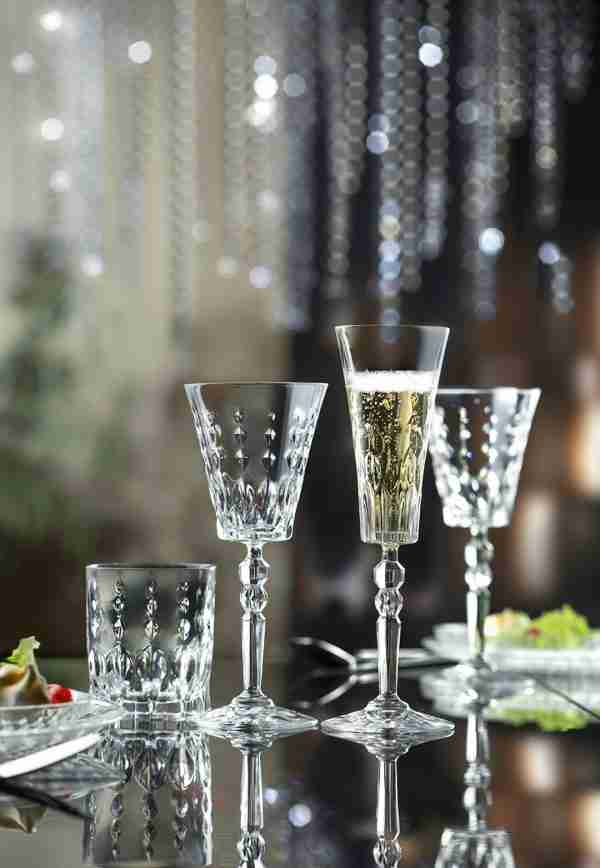 RCR Cristalleria Italiana Marilyn - 2 - Set of 6 Crystal Wine Glasses