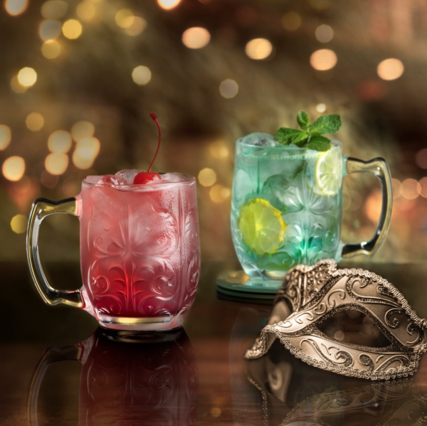 RCR Cristalleria Italiana Tattoo Mule - Set of 4 Crystal Cocktail Glasses