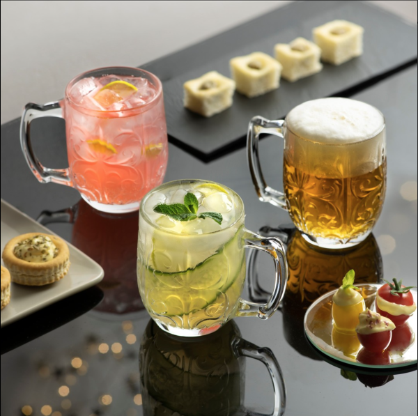 RCR Cristalleria Italiana Tattoo Mule - Set of 4 Crystal Cocktail Glasses