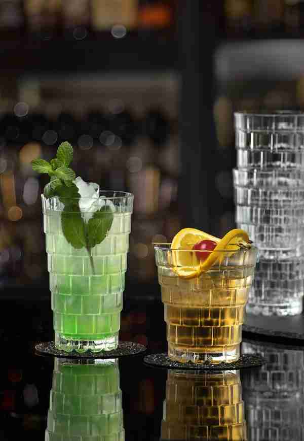 RCR Cristalleria Italiana Stack - DOF - Set of 6 Glass Glasses