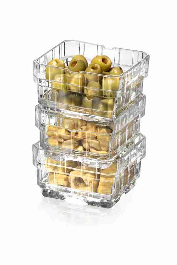 RCR Cristalleria Italiana Stack 87 - Set of 6 Stackable Bowls 8.7x8xh5.1 cm