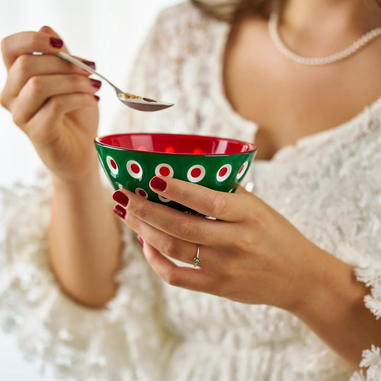 guzzini guzzini contenitore le murrine in san d 20 cm azzurro arancio ean 8008392301080