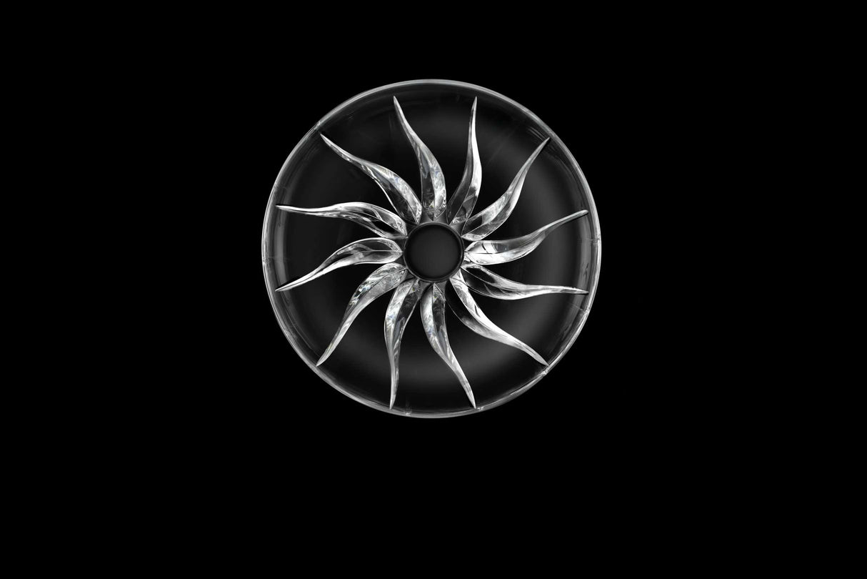 RCR Cristalleria Italiana Centerpiece Trix 330 H 99 Mm D 305 Mm