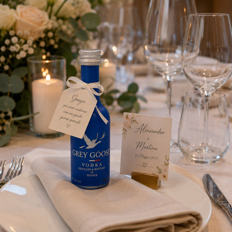 L'Arcolaio Grey Goose Vodka Glass Bottle 5 Cl 40 % Vol.