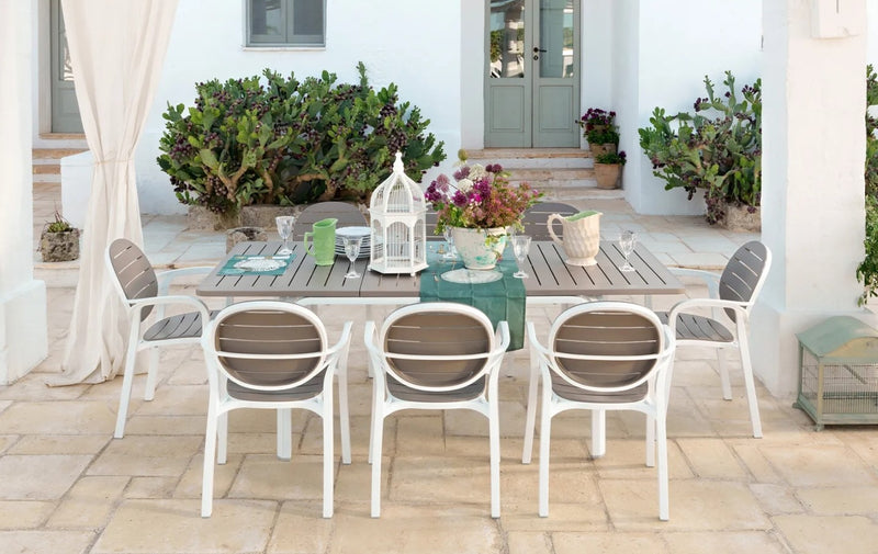 nardi nardi tavolo alloro 140 extensible 140 210 x 100 cm h 73 cm antracite ean 8010352829435