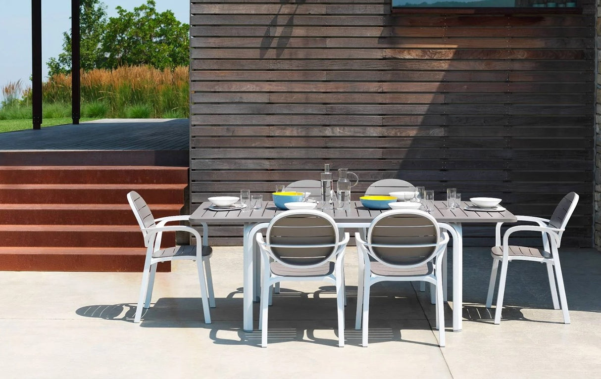 nardi nardi tavolo alloro 140 extensible 140 210 x 100 cm h 73 cm tortora ean 8010352829404