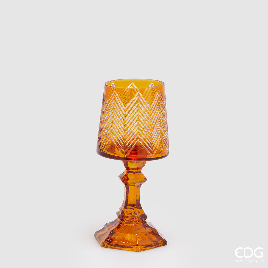 EDG Enzo De Gasperi Candle Holder Lampshade H 23 Cm D 10 Cm Yellow